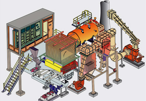 Atmospheric Fluidized Bed Combustion (AFBC) Boiler manufacturing company in Surat, India